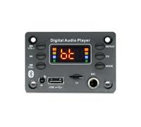 Diheohg Scheda decodifica lettore MP3 da 12 V, Bluetooth 5.0, modulo radio FM automatico, TF, USB, 6,5 mm, decodificatore WMA