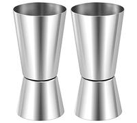 Diheohg Spiritus misura 25 ml/50 ml, misura tiro geträNke jigger Craft, tazza doppia misura per vino getnk shaker