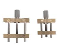 Diheohg Supporto per movimento in ottone, 2 pezzi, con base fissa, multifunzione, per orologiai, strumenti di riparazione
