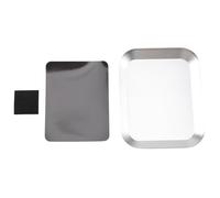 Diheohg Usale lega di alluminio vite vassoio con cuscinetto magnetico per telefono RC modello auto riparazione strumento argento