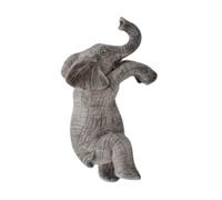 Diheohg Vaso da fiori a forma di elefante, decorazione incantevole per balcone e giardino, incantevole scultura di animali, amanti degli elefanti