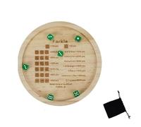 Diheohg Vassoio da gioco a forma di cubo, classico gioco di dadi con vassoio, vassoio cubo, gioco di famiglia, giochi emozionanti per adulti e bambini, inclusi sei dadi