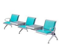 DIHRVTHC Panca sala d'attesa 3 posti seduta ergonomica per clinica studio medico salone bellezza area accoglienza pazienti arredamento visitatori confortevole(Green,290cm)
