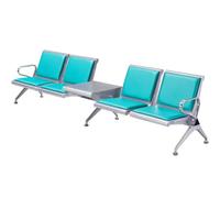 DIHRVTHC Panca sala d'attesa 3 posti seduta ergonomica per clinica studio medico salone bellezza area accoglienza pazienti arredamento visitatori confortevole(Green,230cm)