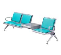 DIHRVTHC Panca sala d'attesa 3 posti seduta ergonomica per clinica studio medico salone bellezza area accoglienza pazienti arredamento visitatori confortevole(Green,175cm)