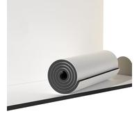 DIHRVTHC Protezione Colonna Industriale Imbottita, Paracolpi per Magazzino e Logistica, Rivestimento in PVC Ignifugo Resistente agli Urti, Giallo Alta visibilità(White,T0.8/29ft)