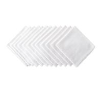 DII 100% Cotone Lavabile in Lavatrice Everyday Basic Buffet Napkin White