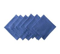 DII 100% Cotone, variegato, Lavabile in Lavatrice Table Top, Cotone, Nautical Blue, 20 by 20-inch