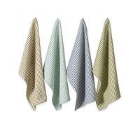 DII Asciugamani da cucina in cotone per tutti i giorni, motivo a scacchi, set di strofinacci