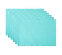 DII Basic Everyday - Set di tovagliette, 13 x 19 cm, 100% cotone, a costine, 6 pezzi