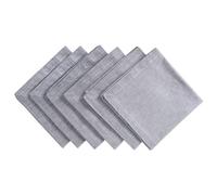 DII Chambray Kitchen Collezione da Tavolo, Cotone, Grigio, 50.8 x 50.8 cm (Set of 6), 6 unità