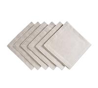 DII Chambray Kitchen Collezione da Tavolo, Cotone, Naturale, 50.8 x 50.8 cm (Set of 6), 6 unità