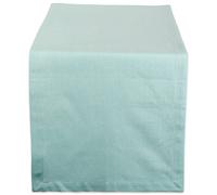 DII Chambray Kitchen, Collezione da Tavolo, Runner da Tavolo, 36 x 189 cm, Colore: Acqua