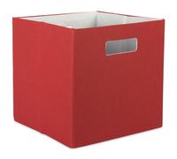 DII Contenitore pieghevole in tessuto rigido per asilo, uffici e organizzazione domestica, (33 x 33 x 33 cm) - Ruggine solida