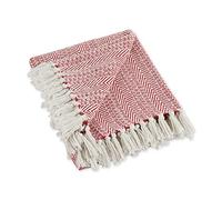 DII Coperta in cotone, rosso granaio, 50 x 60 cm