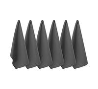 DII Cotone tessuto piatto, grigio, set piccolo, 18x28