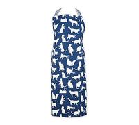 DII Everyday Pets Kitchen Collection - Grembiule da cuoco con grandi tasche e regolabile, 88,9 x 71,1 cm, stampa gatto blu navy