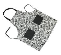 DII, Grembiule da Cucina in Cotone, Regolabile, da Donna, con Tasche e Fascette