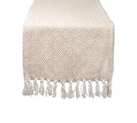 dii intrecciato cotone runner perfetto per estate, feste e uso quotidiano diamante 15x72" pietra