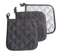 DII Lavabile in lavatrice, resistente al calore, grigio minerale, 17,8 x 17,8