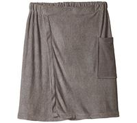 DII Men's Avvolgimento Doccia Regolabile con Velcro, Microfibra, Grigio, 54x20