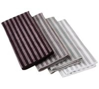 DII Pulizia, Lavare, asciugare, Ultra Assorbente, Stripe strofinaccio in Microfibra, 40,6 x 61 cm (Set da 4) - Strisce Grigio Strofinaccio Grey Stipe
