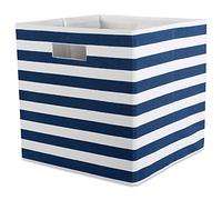 DII Righe, 100% Poliestere, Blu Nautico, 11x11x11