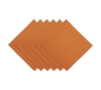 DII Solido Set Tovagliolo Collection, 20x20, Zucca Spezia, 6 Pezzi