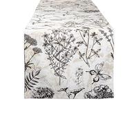 DII Tessuti da cucina, Stampa botanica, Runner da tavolo