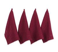 DII - Tovagliolo per Piatti 4/Set-Solid Wine Windowpane