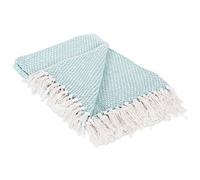DII Transitional 100% Cotone, Tessuto a Cesto, Acqua, 50x60