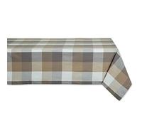 DII Tri-Color Check Collection - Tovaglia in 100% cotone, 60 x 84 cm, colore: pietra