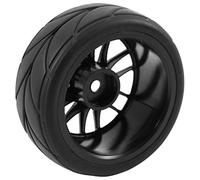 DIioee 4PZ Pneumatici Auto da 1/10 Gomma da Rc su Cerchione Stradale Adatto per Auto 9068-6081 Rc