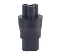 DIioee Adattatore di Alimentazione per Convertitore A Spina A 2 Pin IEC-C5 da 3 Pin A Femmina C8 IEC