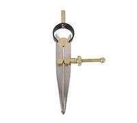 DIioee Attrezzo Artigianale Rotante in Pelle Craft Divisorio Ala Regolabile in Pelle d'Acciaio Regolabile Utensile Rotante Divisore Ad Ala Spaziatura Compass Edge Creaser