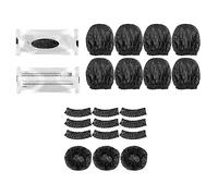 DIioee Coperture per Microfono Usa e Getta da 400 Pezzi Coperture per Microfono Usa e Getta In Tessuto Non Tessuto per Conferenze, Concerti, KTV