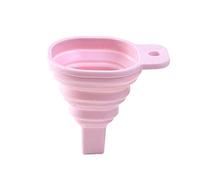 DIioee Imbuti Pieghevoli in Silicone per imbuti Pieghevoli Pieghevoli in plastica per dispensazione di liquidi Domestici Utensili da Cucina Rosa
