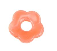 DIIOOMIEEU Ciondoli in resina colorata con cinque fiori, accessori per gioielli per orecchini, gioielli artigianali