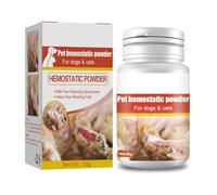 DIIOOMIEEU Polvere stitica sicura per cani e gatti, tappo di sangue per cuccioli, forniture professionali per la casa, polvere traumatica, 50 ml