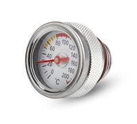 DIIOOMIEEU Tappi di riempimento M20x1.5 per temperatura dell'olio per moto 0-200 ℃ Gauge valvole motore tappi
