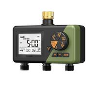 Diivoo Ottone Centralina Irrigazione 3 Vie, Timer Irrigazione con Ampio Display