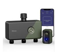 Diivoo Tecnologia RFID Timer di irrigazione Wi-Fi intelligente a 3 uscite da 60 m con app di controllo vocale Alexa 6 programmi di irrigazione Timer di irrigazione da giardino