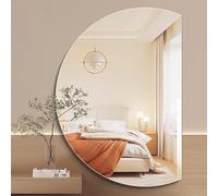 Dijateman 3 Colori Dimmerabile Retroilluminato Anti Nebbia Specchio Decorativo, Moderno Intelligente Specchio da Bagno, Sinistra/Destra Universale(Cut right,47 * 32in)