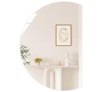 Dijateman Moderno Specchio Vanity Bagno a LED con Dimmerabile, Intelligente Anti Nebbia Illuminato Specchio Montato a Parete, 3 Colori di Luce(Right cut,90x60cm)