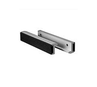 dijiusidy Copri ganasce per morsa Cuscinetti per morse da banco resistenti all'usura con custodia in gomma Protezione universale antiruggine Lega di alluminio, 125 mm