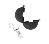 dijiusidy Dispositivo di blocco della maniglia della porta portatile che offre una sicurezza di prima qualità impedendo la rotazione delle manopole nelle case in affitto, negli