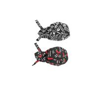 dijiusidy Elegante cappello bandana sciarpa regolabile con laccio posteriore, ottimo per il personale di ristorazione in ristoranti, hotel, cappello da lavoro traspirante,