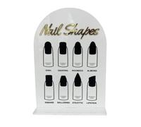 dijiusidy Espositore per nail art Strumento di visualizzazione flessibile che garantisce che la nail art sia vista nella migliore luce e possa anche essere, Stile A