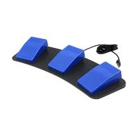 dijiusidy Pedale USB con interruttore a pedale triplo per PC, controllo del gioco a 3 pedali, club di videogiochi, mouse per computer domestico, trascrizione, test di fabbrica,