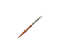 dijiusidy Piccola spazzola rotonda per capelli, spazzola per lo styling dei capelli, leggera, eccellente per creare volume e stili, mini pettini a rullo per, Marrone, S